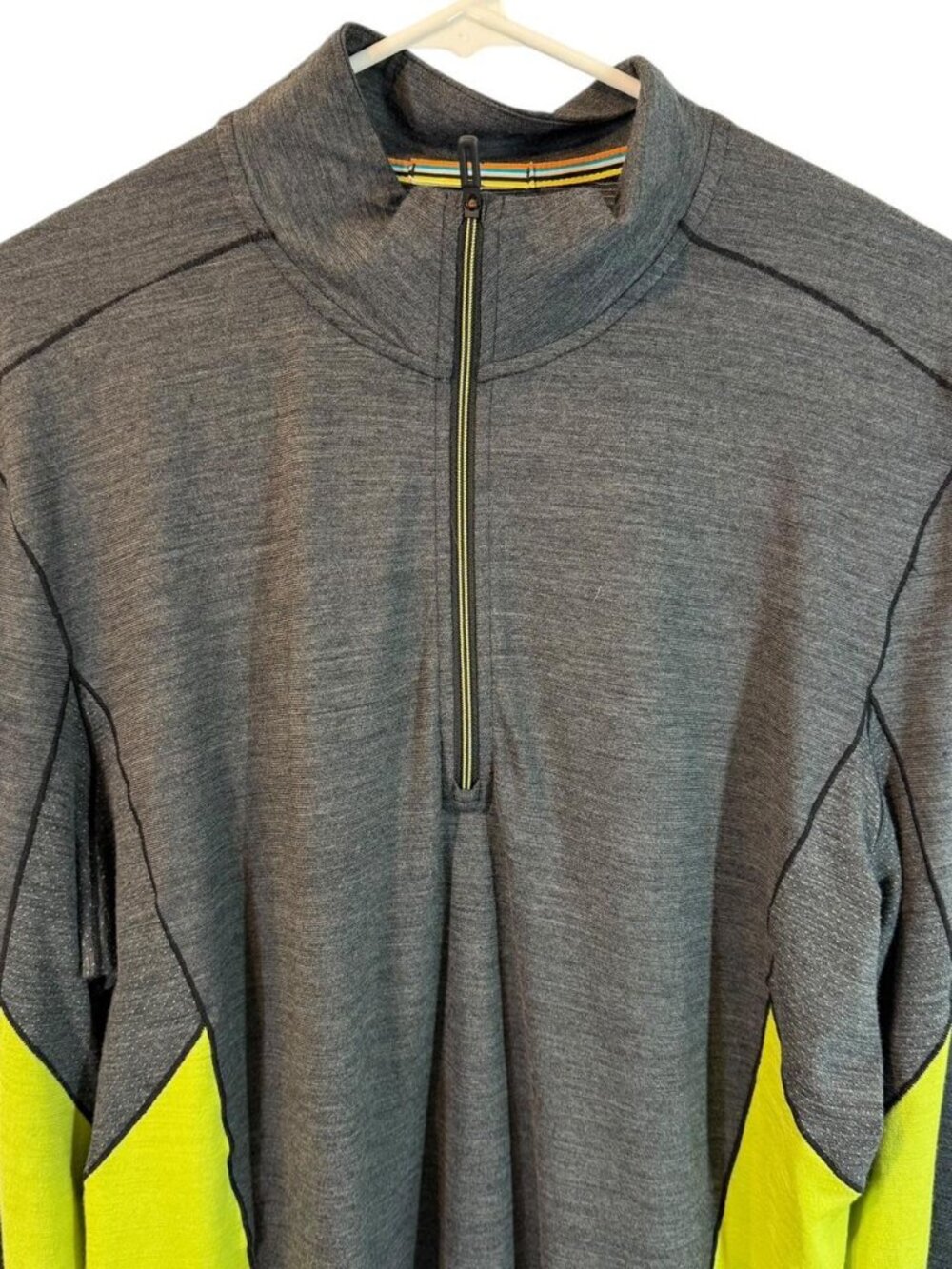 Smartwool Men's Merino Sport 150 Long Sleeve 1/4 Zip, Size Medium - Picture 2 of 5